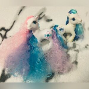 2003/2005 My Little Pony G3 Jewel Ponies - Peri Winkle/Precious Gem 2 Piece Lot